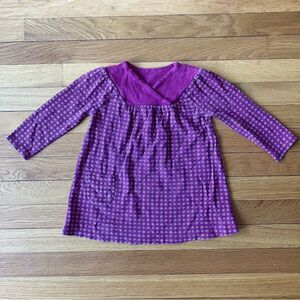 Tea Collection Maroon Cotton Print Dress 18-24